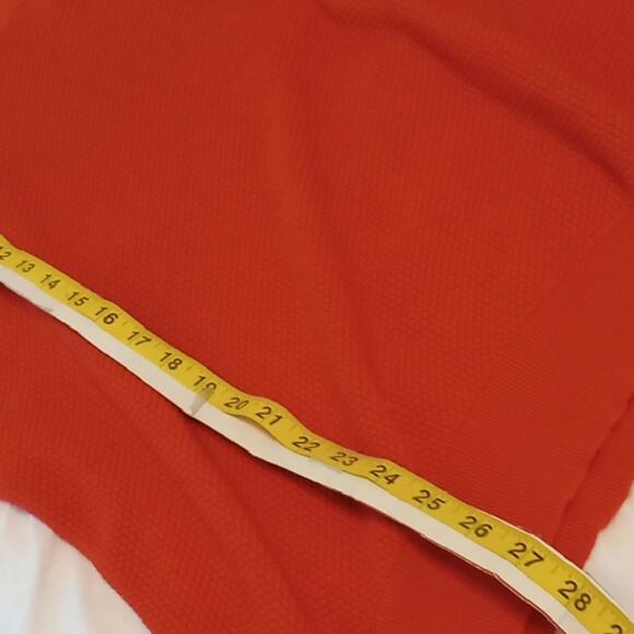 Croft & Barrow Men's Large Orange V-Neck Sweater. Athleisure, Warm - Picture 7 of 7